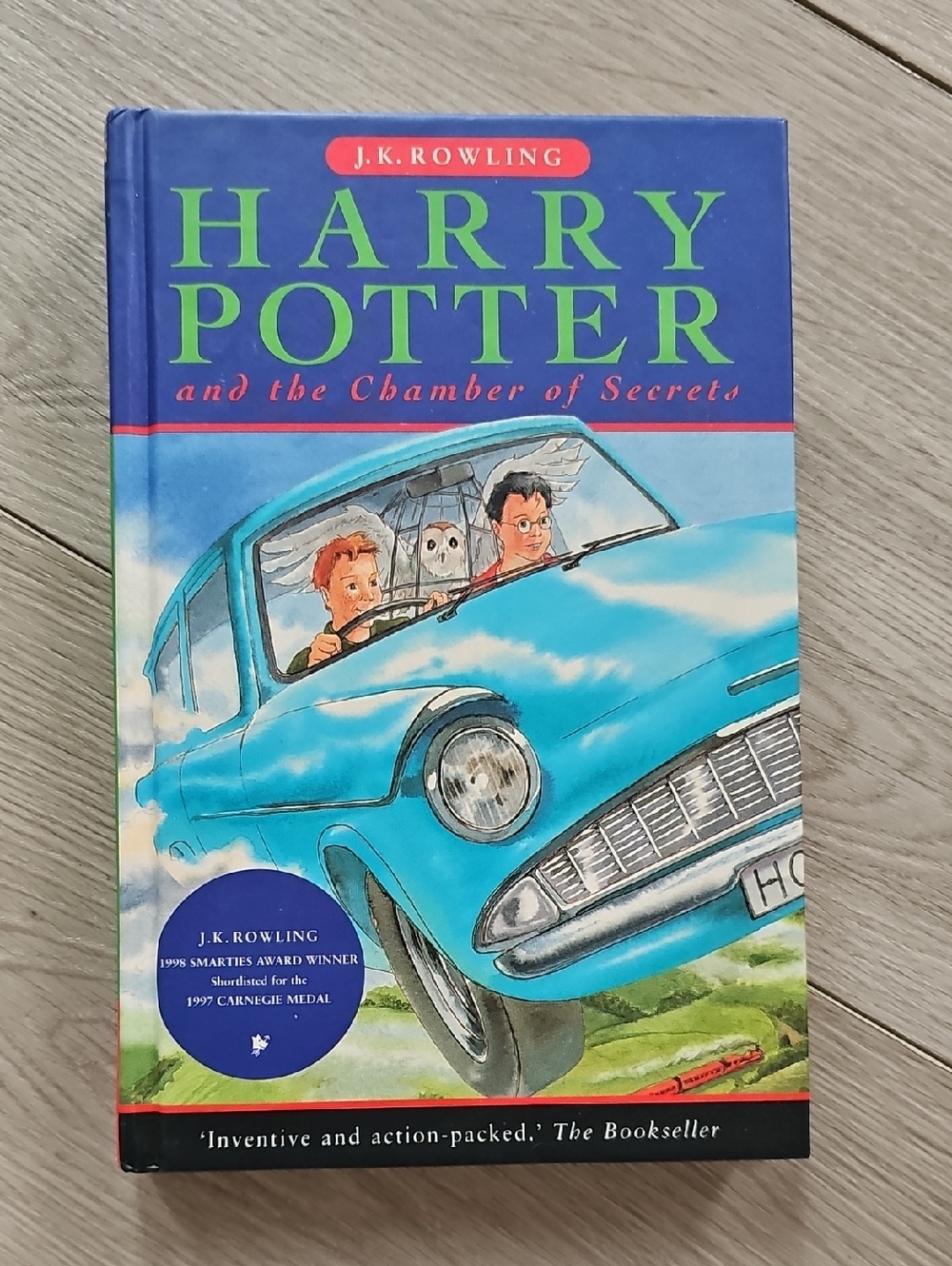 Harry Potter and the Chamber of Secrets Hardcover Novel